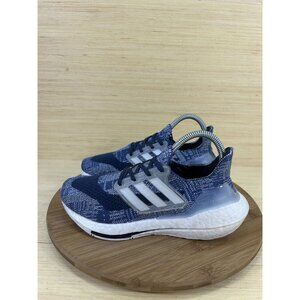 Adidas UltraBoost 21 Primeblue J Crew Blue Running Shoes Womens Size 6 (4.5y)